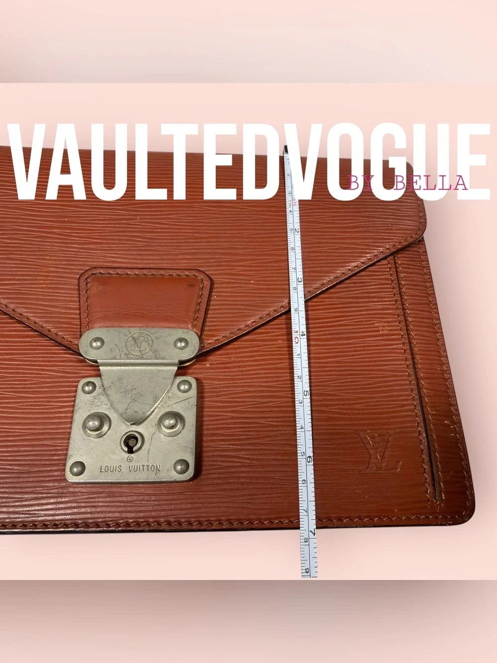 Louis Vuitton Epi Pochette Sellier Dragonne